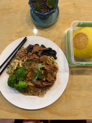 My favourite dish - Brine Bean Curd Noodles at Joyve Cafe in Auckland