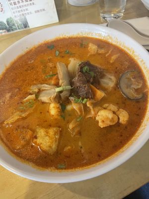 Curry laksa  at Joyve Cafe in Auckland
