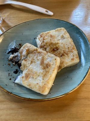 Radish cakes   at Joyve Cafe in Auckland
