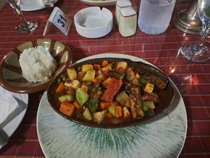 Vegetables at Mandarine Lebanese Restaurant in Hurghada