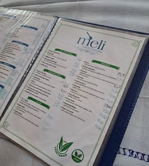  at Meli Restaurant in Rhodes