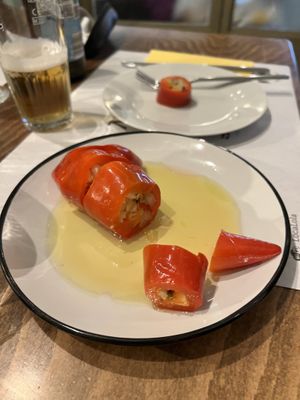Stuffed peper   at Lola in Crete