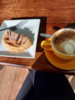 Half of the biscoff  cookie at FUEL Shack in Halifax