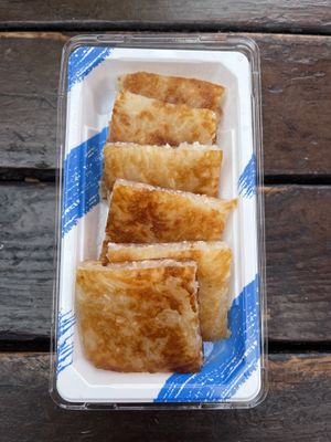 coconut pancakes   at Coco Bomb in San Diego