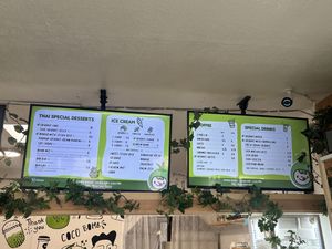 Menu  at Coco Bomb in San Diego