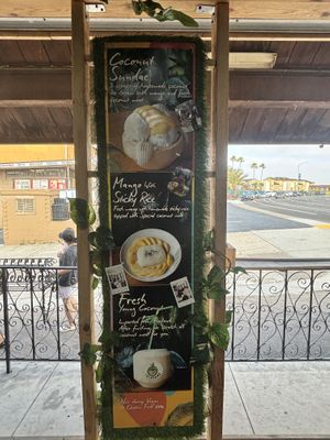 & more of the menu.  at Coco Bomb in San Diego