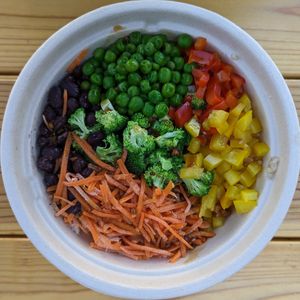 Veggie Teriyaki Brown Rice Bowl at P53 - The Heist in Portland
