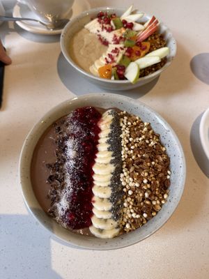 My Sweet Cashew Bowl and Sunshine Bowl both 10/10!   at Franziska in Budapest