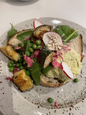 Vegan brekkie (amazingly delicious).  at Franziska in Budapest