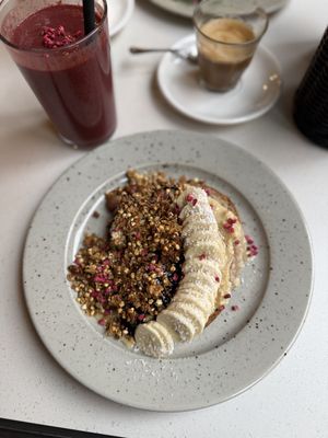 Peanut butter on sourdough   at Franziska in Budapest