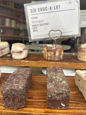 VG brownie   at Patisserie La Reine in Bristol