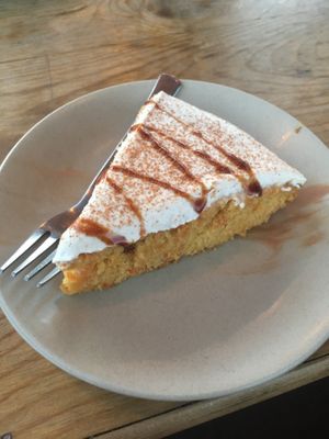 Carrot cake  at Bodhi Terrace - Maybe closed in Leh