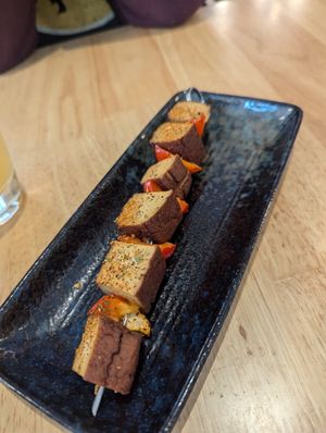 Tofu skewer at Isst Balance  in Titisee-neustadt