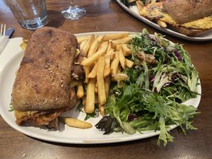 “Egg” Breakfast Sandwich    at Carnegie Diner in New York City