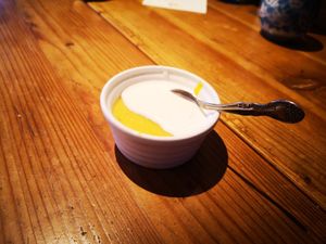 Pumpkin mousse at Collaboration Cafeteria - コラボ食堂 in Ueda