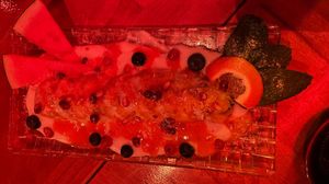 Banane in Klebereis mit Kokossoße  at Padme Hum  in Munich