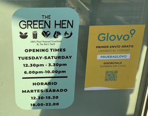   at The Green Hen in Orihuela