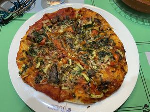 Pizza  at Casa Balbina in Santillana Del Mar
