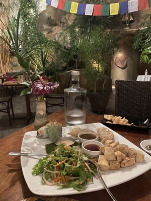 vegan appetizer  at Tin Jo in San Jose