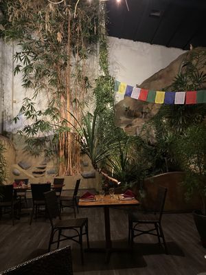 inside the restaurant  at Tin Jo in San Jose