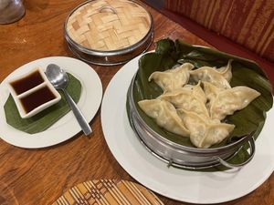 Steamed dumplings   at Tin Jo in San Jose
