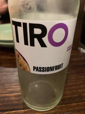 Amazing passion fruit drink  at Shakahari Too in South Melbourne