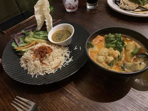 Delicious curry  at Shakahari Too in South Melbourne