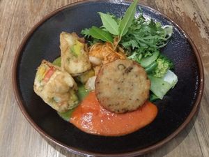 Croquettes again, I think at Shakahari Too in South Melbourne