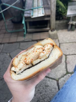 Tofu sandwich   at Nakagawa Hatsumeido - 中川発明堂 in Kyoto