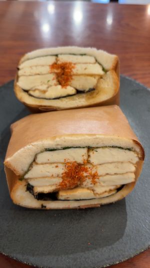 Tofu sandwich   at Nakagawa Hatsumeido - 中川発明堂 in Kyoto