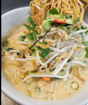 Vegan Laksa Noodle at Taste of Asia Wollongong  in Wollongong