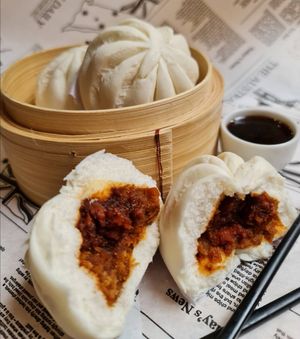 Chinese Bun Mock BBQ pork at Taste of Asia Wollongong  in Wollongong