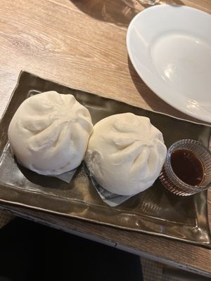 “Pork” buns  at Taste of Asia Wollongong  in Wollongong