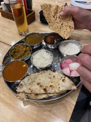 Excellent Thali… 😃  at Rama Krishna Indian Cuisine in Hanoi