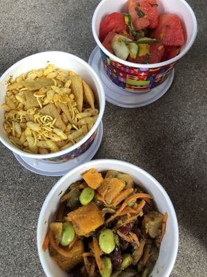 Salad Sampled Appetizer To-Go… SO GOOD! at Sanaa in Lake Buena Vista