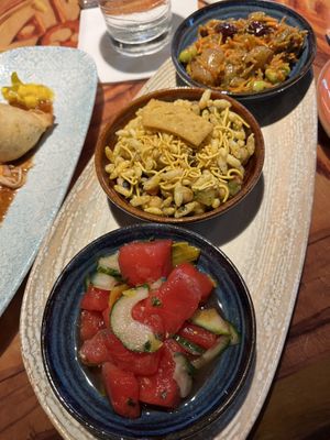 Salad Sampler Appetizer  at Sanaa in Lake Buena Vista