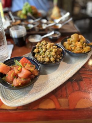 Salad trio  at Sanaa in Lake Buena Vista