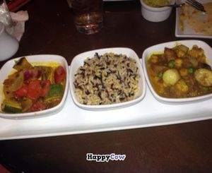 vegetarian sampler at Sanaa in Lake Buena Vista