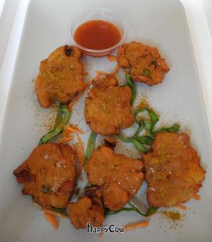 Pakoras from Bollywood Indian Vegetarian in Budapest at Bollywood Indian Vegetarian in Budapest