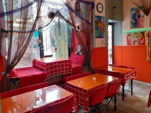 Inside at Bollywood Indian Vegetarian in Budapest