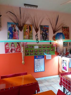 Inside at Bollywood Indian Vegetarian in Budapest