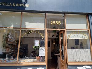 Outside at Pastella & Butler's in West London