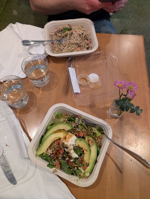 So good, worth the stop! We had the Thai noodles (if you like ginger you'll love this dish) and the Kombu salad (this was delicious - a little spicy). Would 100% go back! at Ionie Organic Cafe in Sarasota