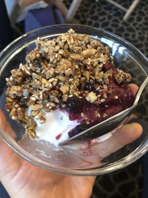 Granola yogurt at Ionie Organic Cafe in Sarasota