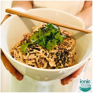 Thai Noodles at Ionie Organic Cafe in Sarasota