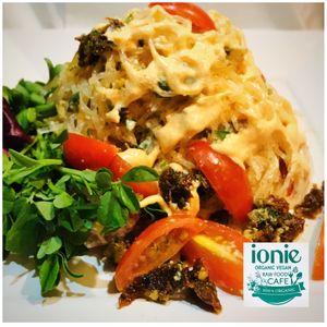 Mac "Cheese" Delight at Ionie Organic Cafe in Sarasota