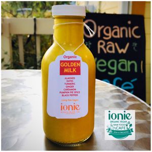 Golden Milk at Ionie Organic Cafe in Sarasota