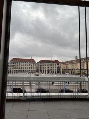 View from our table  at Tutti – Café und Bistro in Dresden