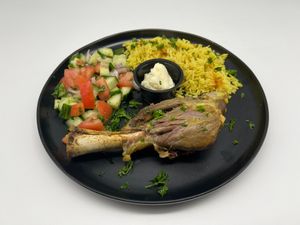 Lamb Shank at Layaly Mediterranean Restaurant in Chamblee