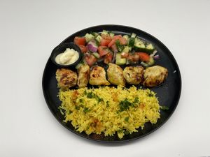 Chicken Kabob at Layaly Mediterranean Restaurant in Chamblee